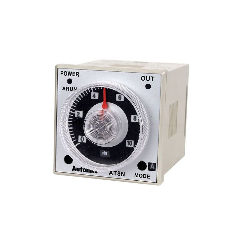 AT8N 100-240VAC 50/60Hz / 24-240VDC Çok İşlevli Analog Zamanlayıcı
