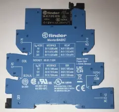 Finder F.39.11.7.012.0060-12V DC SLİM RÖLE TAKIM