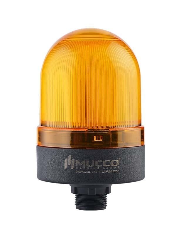 Çakar Buzzer Somun Bağlantılı Tepe Lambası 220V AC SNT-S725-CB Sarı