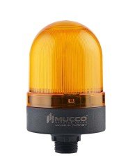 Döner Buzzer Somun Bağlantılı Tepe Lambası 220V AC SNT-S725-DB Sarı