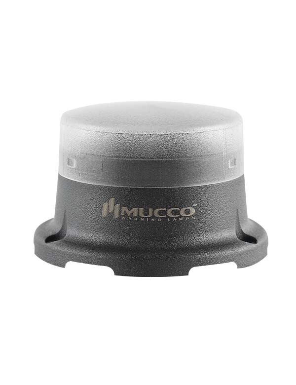 Sabit Flaşör Çakar Mini Tepe Lambası 12-24V AC/DC SNT-M715 Beyaz