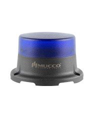 Sabit Flaşör Çakar Mini Tepe Lambası 12-24V AC/DC SNT-M715 Mavi