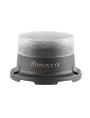 Sabit Flaşör Çakar Buzzer Mini Tepe Lambası 12-24V AC/DC SNT-M715-B Beyaz