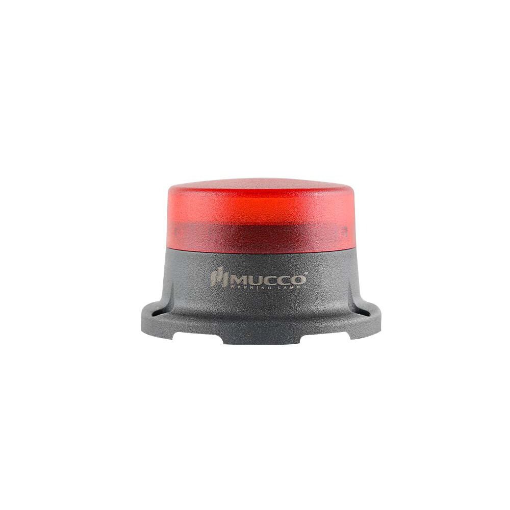 Sabit Flaşör Çakar Buzzer Mini Tepe Lambası 12-24V AC/DC SNT-M715-B Kırmızı