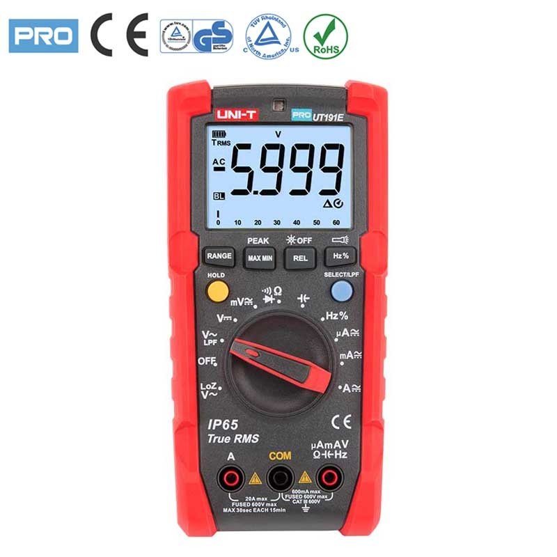 Uni-T UT191E Profesyonel Multimetre, IP65 Test Cihazı