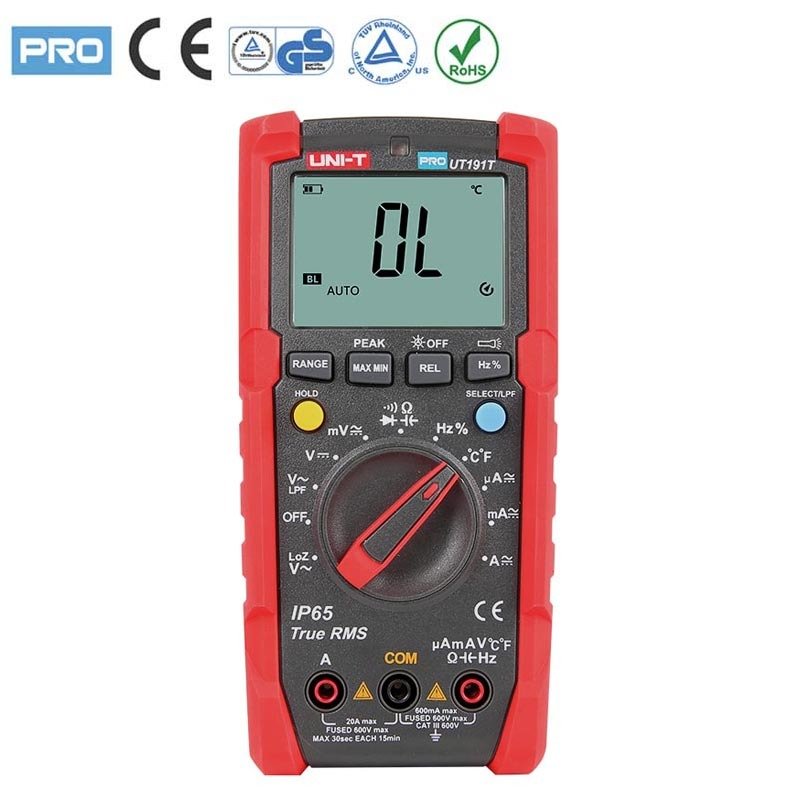 Uni-T UT191T Profesyonel Multimetre, IP65 Test Cihazı