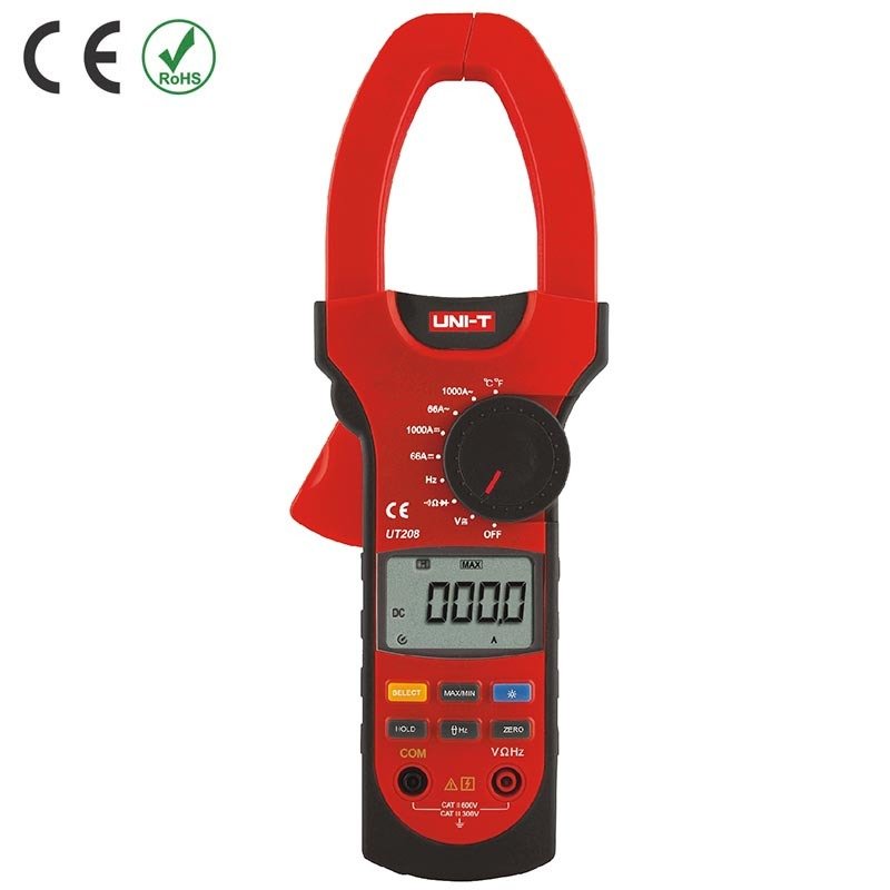 Uni-T UT208 Dijital Pensampermetre, 1000 A Test Cihazı