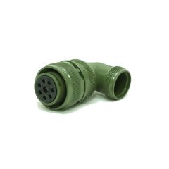 MS3108 18-8S 8 Pinli 90 Derece Dişi Askeri Tip Konnektör