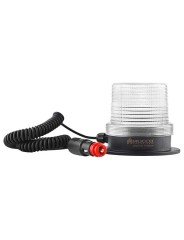 Mıknatıslı Çakmak Fişli Buzzer Çakar Tepe Lambası 12-24V AC/DC SNT-F915-B Beyaz