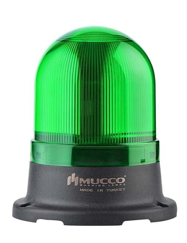 5 Modlu Üniversal Tepe Lambası 12-24V AC/DC SNT-115 Yeşil