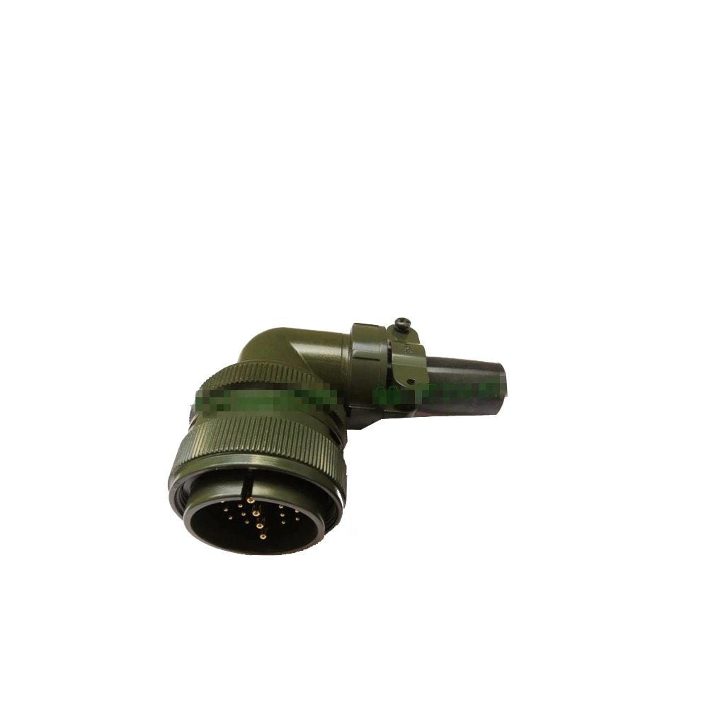 MS3108 28-11P 22 Pinli 90° Derece Erkek Askeri Tip Konnektör