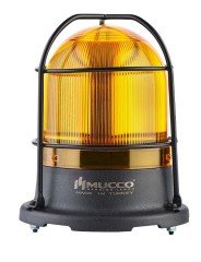 5 Modlu Üniversal Kafesli Buzzerlı Tepe Lambası 85-260V AC/DC SNT-125-B-KFS Sarı
