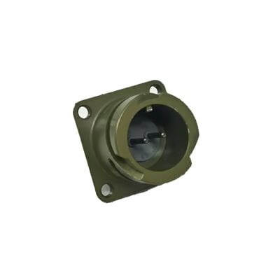 KDB02E 14S-9P Bayonet Tip 2 Pinli Panel Erkek Askeri Konnektör