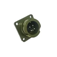 KDB02E 14S-2P Bayonet Tip 2 Pinli Panel Erkek Askeri Konnektör