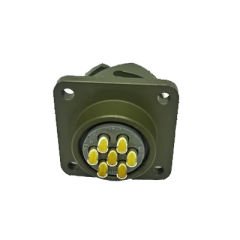 KDB02E 20-4P Bayonet Tip 4 Pinli Panel Erkek Askeri Konnektör