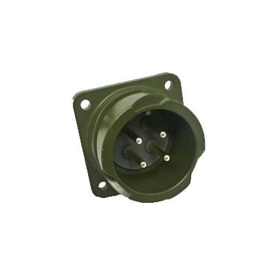 KDB02E 20-4P Bayonet Tip 4 Pinli Panel Erkek Askeri Konnektör
