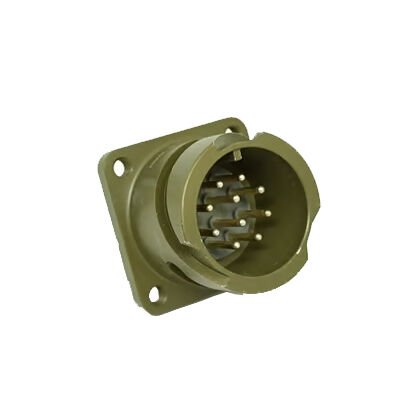 KDB02E 18-1P Bayonet Tip 10 Pinli Panel Erkek Askeri Konnektör