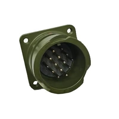 KDB02E 20-27P Bayonet Tip 6 Pinli Panel Erkek Askeri Konnektör