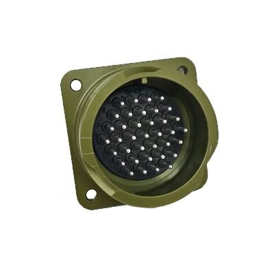 KDB02E 28-21P Bayonet Tip 37 Pinli Panel Erkek Askeri Konnektör