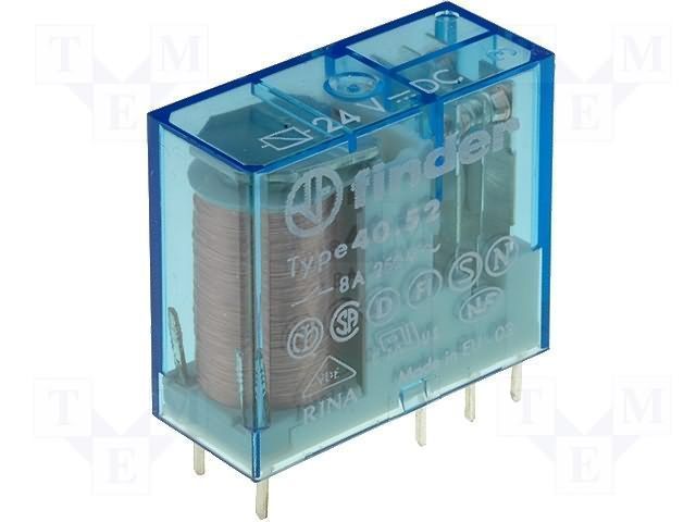 Finder 40.52.9.012.0000 Serisi 12V DC Minyatür Pcb Röle