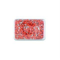 Gwest CYA-1.5mm Çift Girişli Kablo Yüksük - ikili Pabuç 500 ad.
