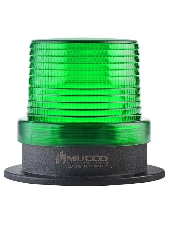 5 Mod Buzzerlı Universal Tepe Lambası 85-260V AC/DC SNT-925-B Yeşil