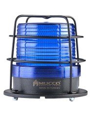 5 Mod Universal Kafesli Tepe Lambası 12-24V AC/DC SNT-915-KFS Mavi