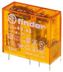 230v AC Minyatür Pcb Röle 40.52.8.230 Finder