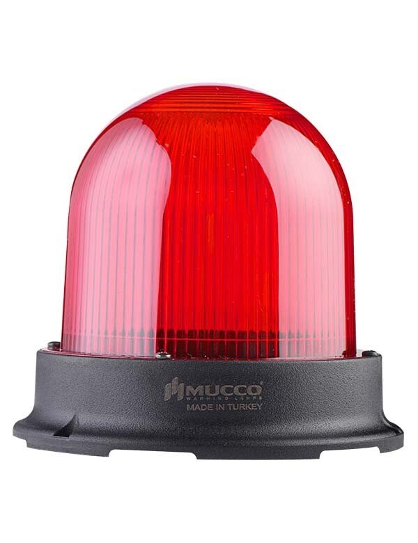 5 Mod Tepe Lambası 12-24V AC/DC SNT-1215 Kırmızı