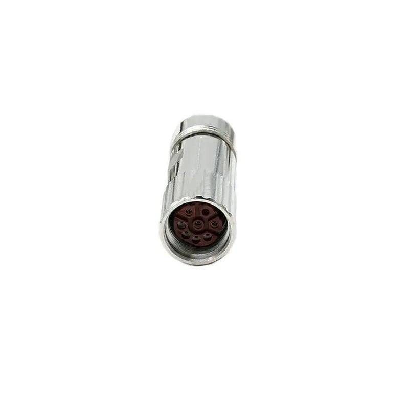 M23 8 Pin Seyyar Dişi Konnektör - M923-8A Konnektör