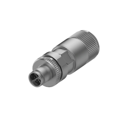 M12 8 Pin X Code Seyyar Erkek Metal Konnektör-M12P-X-8P