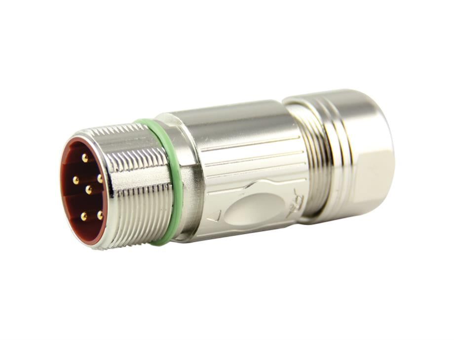 M23 6 Pin Seyyar Erkek Konnektör - M923-6B Konnektör