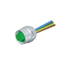 7/8 5 Pin Panel Erkek Konnektör 20 Cm Kablolu FLQ-7/8-M05 Velledq