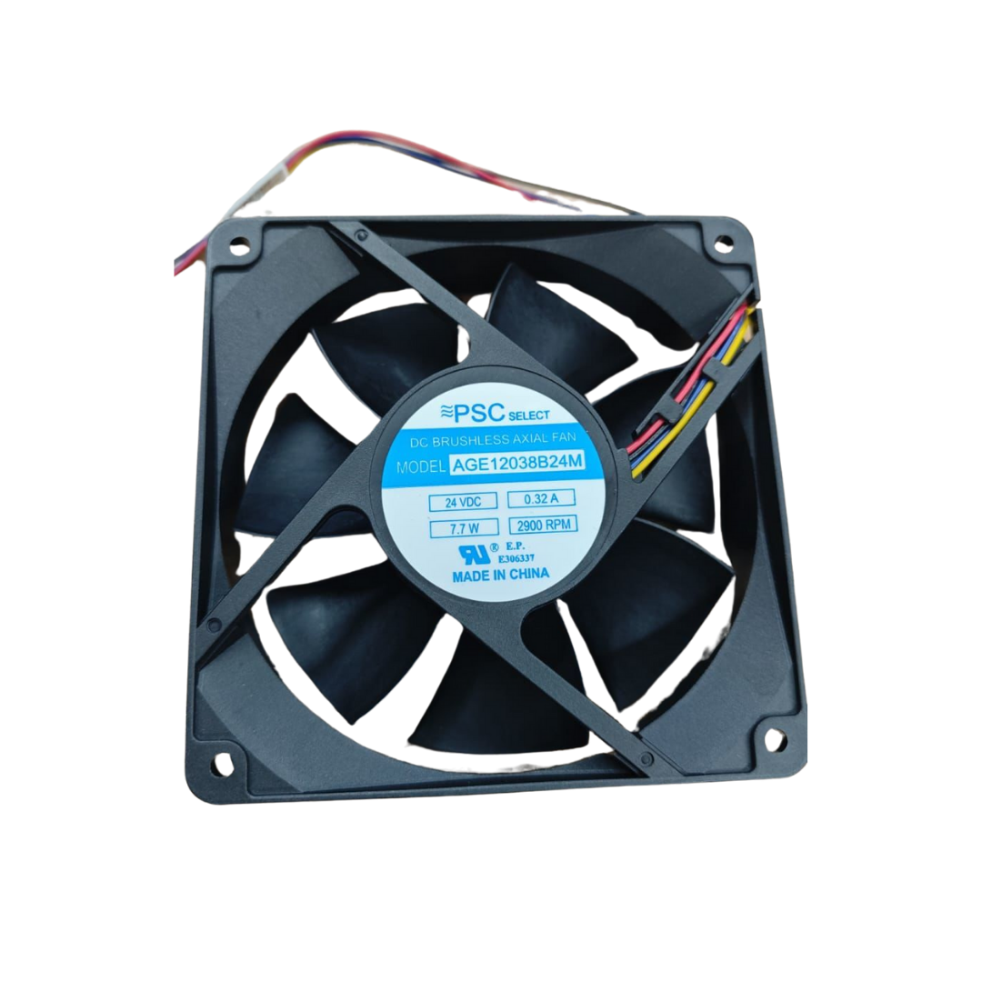 AGE12038B24M 120X120X38 24V DC 0,32A RULMANLI 4 KABLOLU FAN PSC