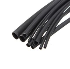 Woer Siyah Isı ile Daralan Makaron 5 mm 100 Mt.
