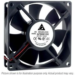 AFB0812H - 80x80x25 DELTA 2 KABLOLU 12V DC FAN