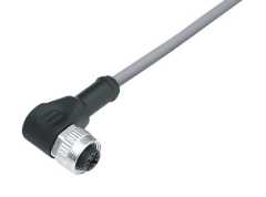 M12 4 Pinli 5mt. Dişi Açılı Kablolu Tip 4 Kontaklı Konnektör 79 3434 17 04