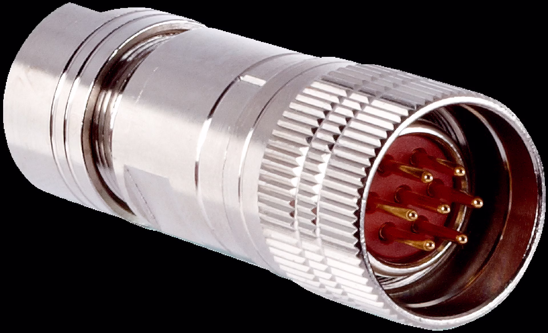 M23 7 Pin Erkek Düz Konnektör - M23-M07T