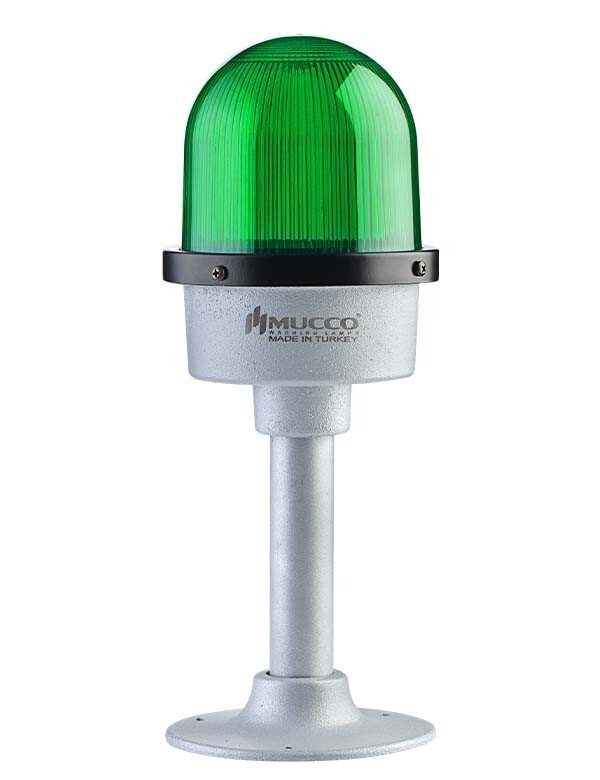 Çakar Döküm Tepe Lambası 12-24V AC/DC SNT-DU12513 Yeşil