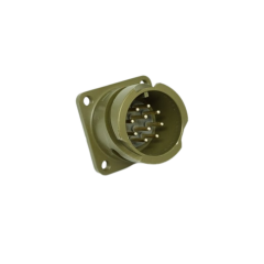 KDB02E-18-1P Bayonet Panel Şase Tipi Erkek Askeri Konnektör