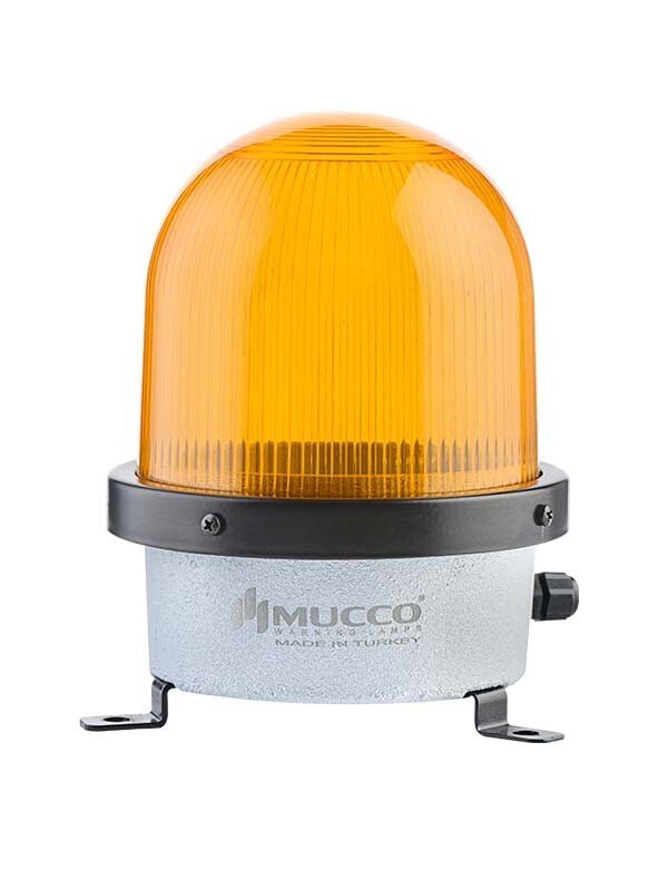Çakar Döküm Tepe Lambası 12-24V AC/DC SNT-D12513 Sarı