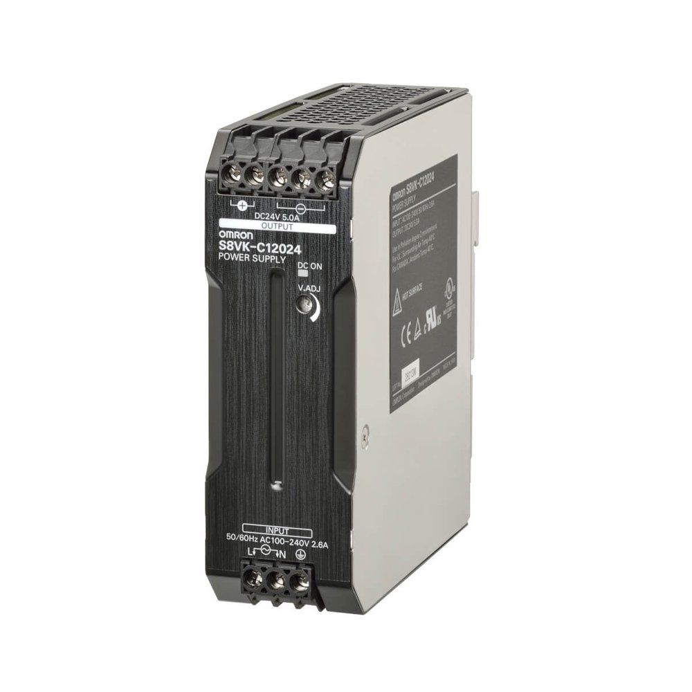 OMRON 24V DC 5.0A S8VK-C12024 Ray Tipi Güç Kaynağı